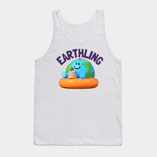 Earthling Loving Summer - A Design for a Cute and Fun Tank Top